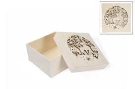 CAJA NAVIDAD  RENO 741179 16X16X8