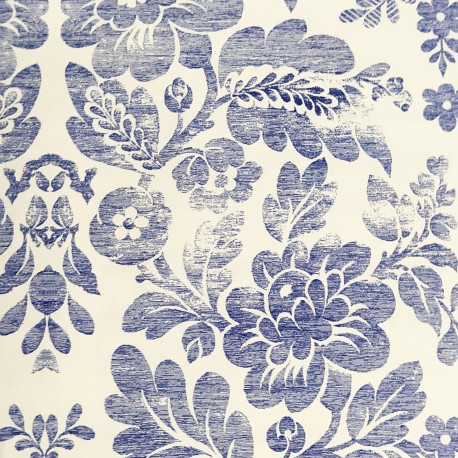 BROCADO  AZUL GASTADO  TSC030 CARTONAJE ROSSI 70X100