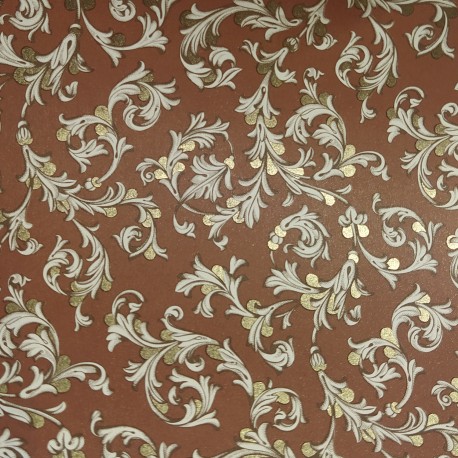 FLORENTINE MARRON   CON DORADO  TSC0736CARTONAJE ROSSI 70X100