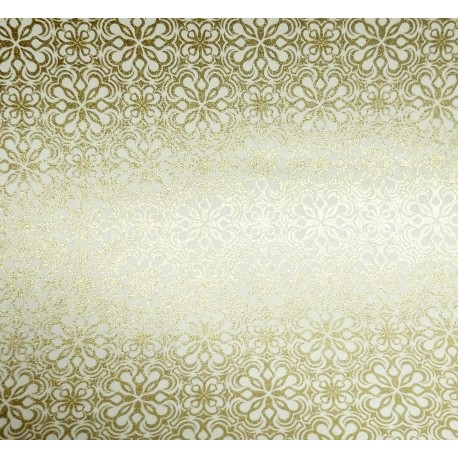 CORAZONES FLORES CON DORADO  TSC048 CARTONAJE ROSSI 70X50