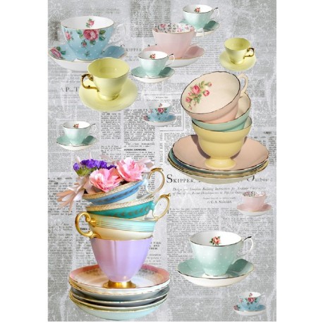 PAPEL ARROZ  CADENCE TAZAS SKIPPER MOD PA297