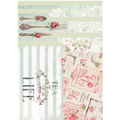 PAPEL ARROZ  CADENCE TEA LIFE 2 MOD PA340