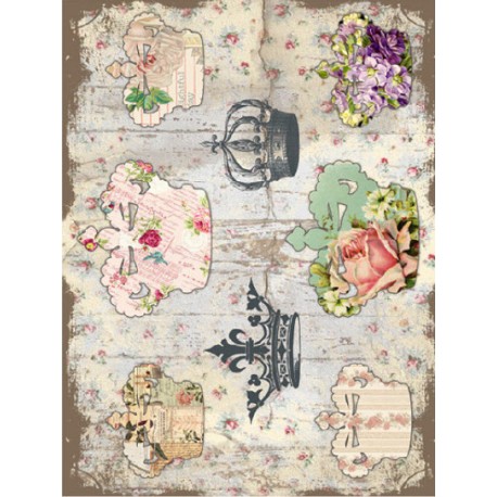 PAPEL ARROZ  CADENCE  CORONAS MOD PA405