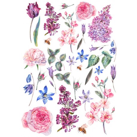 PAPEL ARROZ  CADENCE FLORES  MOD PA632