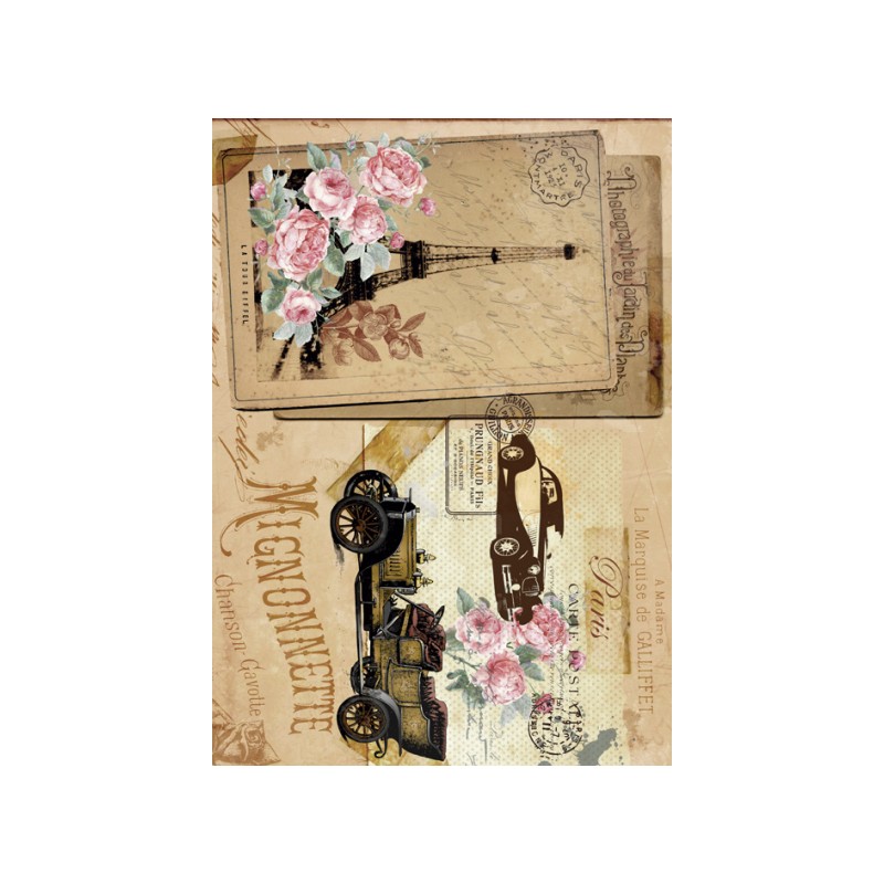 PAPEL ARROZ  CADENCE MIGNONNETTE MOD PA636