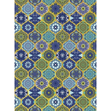 PAPEL ARROZ ORO CADENCE AZULEJOS   PPO17