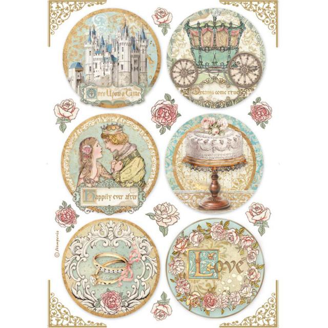 SLEEPING BEAUTY CIRCULOS STAMPERIE DFSA4576