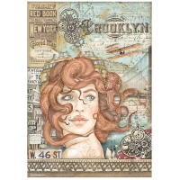 SIR AEROPLANE  CHICA  BROOKLYN   STAMPERIE DFSA4701