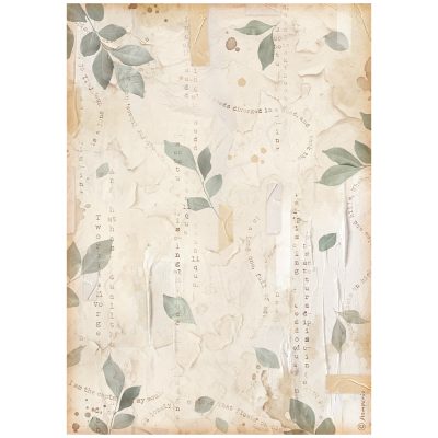 PAPEL ARROZ A4  POETRY  DIVERGED   STAMPERIE DFSA4866