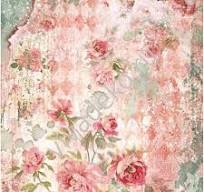 PAPEL ARROZ 50X50 ROSAS ROJAS  STAMPERIE DFT318
