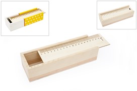 ESTUCHE MADERA PLUMIER 22X7X5.2 87852