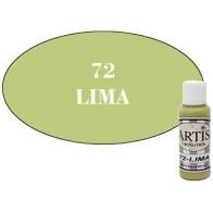 LIMA 72 ARTIS  60 ML  ACRILICA MATE