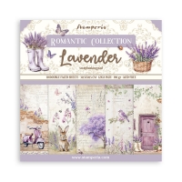 ROMANTIC LAVENDER RABIT    STAMPERIA  30,5X30,5 SCRAP SBBL129