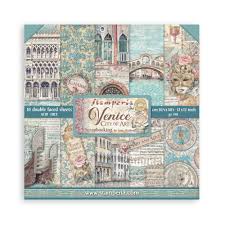 VENICE CITY OF  ART STAMPERIA  30,5X30,5 SCRAP SBBL172