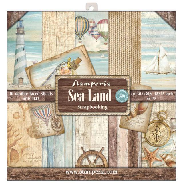 SEA LAND STAMPERIE  30,5X30,5 SCRAP SBBL37