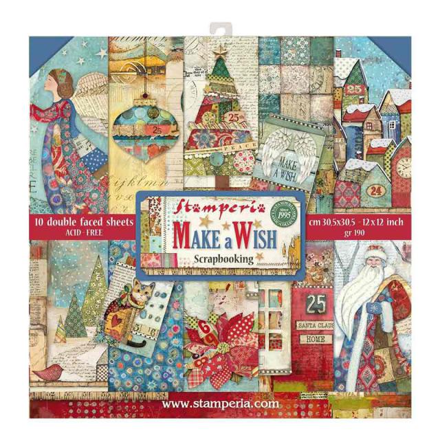 MAKE A WISH STAMPERIE  30,5X30,5 SCRAP SBBL59