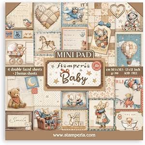 BABY STAMPERIE  30,5X30,5 SCRAP SBBM001