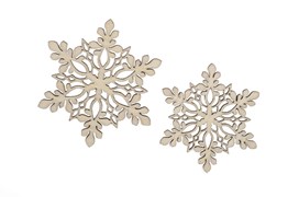 LG COPOS DE NIEVE MADERA  FIGURAS TROQUELES 741150