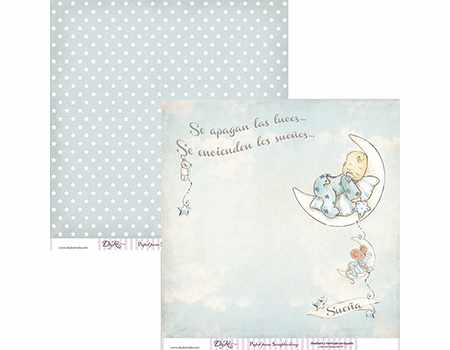 SE APAGAN LAS LUCES  NACI BEBE NIÑO SCP-012  DAYKA   30,5X30,5 SCRAP