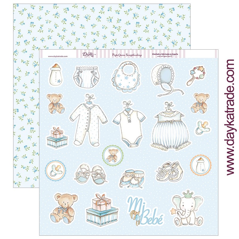 BEBE NIÑO   SCP-273 DAYKA   30,5X30,5 SCRAP  ROPA