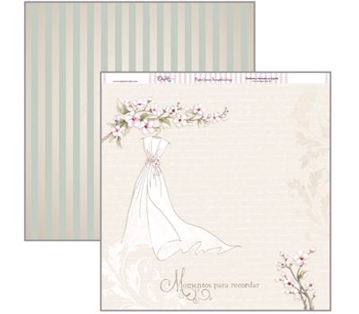 LA BODA  DAYKA SCP115   30,5X30,5 SCRAP TRAJE NOVIA