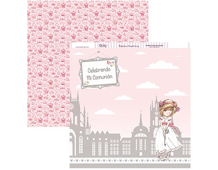 CATEDRAL NIÑA COMUNION 2017 DAYKA  SCP142  30,5X30,5 SCRAP