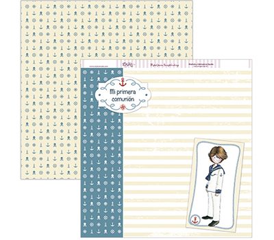 ANCLAS   NIÑO COMUNION  2017 DAYKA  SCP147 30,5X30,5 SCRAP