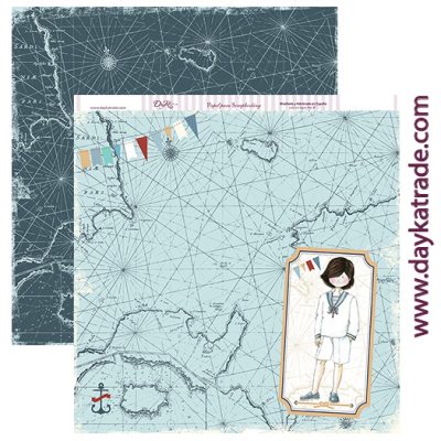 MAPA  NIÑO COMUNION 2017 DAYKA  SCP186 30,5X30,5 SCRAP