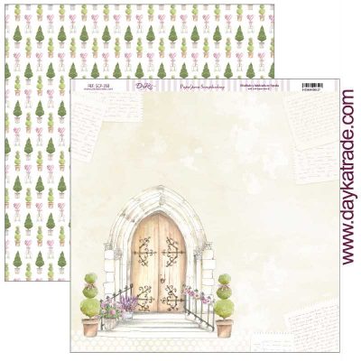 PUERTA 2020 COMUNION NIÑA  DAYKA  SCP368 30,5X30,5 SCRAP
