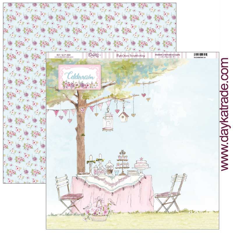 MESA DULCE   2020 COMUNION NIÑA  DAYKA  SCP369 30,5X30,5 SCRAP