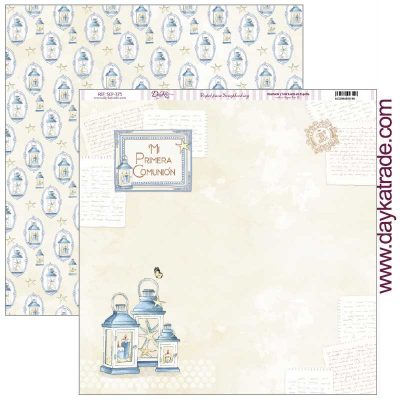 FAROL 2020 COMUNION NIÑO  DAYKA  SCP375 30,5X30,5 SCRAP