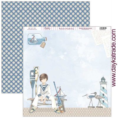 MARINERO  2020 COMUNION NIÑO  DAYKA  SCP376 30,5X30,5 SCRAP