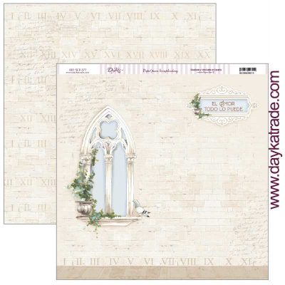 VENTANA  2020 COMUNION NIÑO  DAYKA  SCP377 30,5X30,5 SCRAP