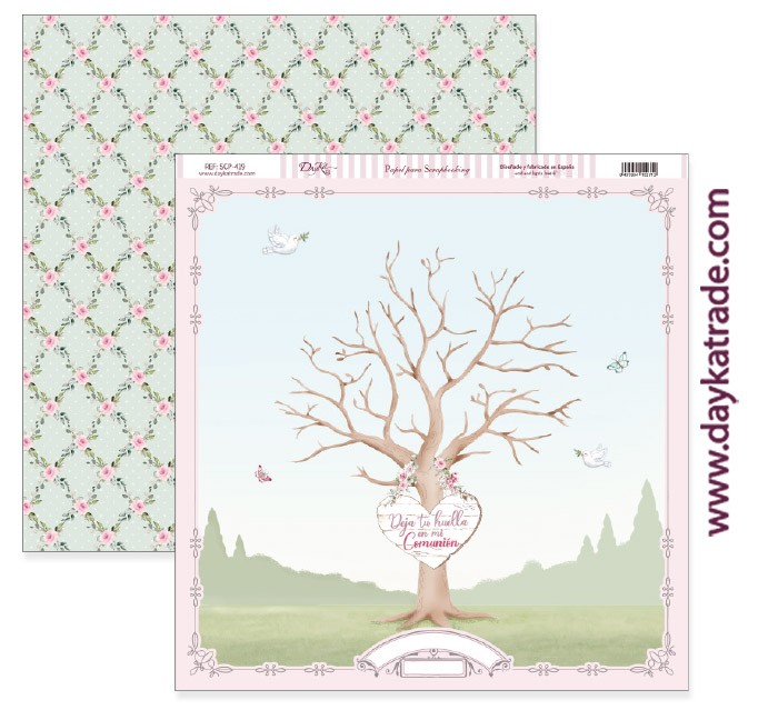 NIÑA 2021 COMUNION DAYKA  SCP419 30,5X30,5 SCRAP