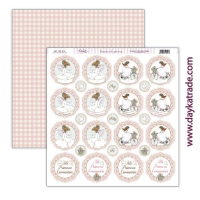 NIÑA 2022 COMUNION DAYKA  SCP474 30,5X30,5 SCRAP