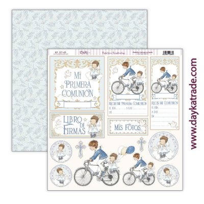NIÑO 2022 COMUNION DAYKA  SCP485 30,5X30,5 SCRAP