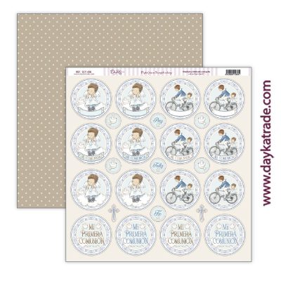 NIÑO 2022 COMUNION DAYKA  SCP486 30,5X30,5 SCRAP