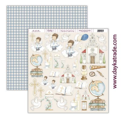 NIÑO 2022 COMUNION DAYKA  SCP4889 30,5X30,5 SCRAP