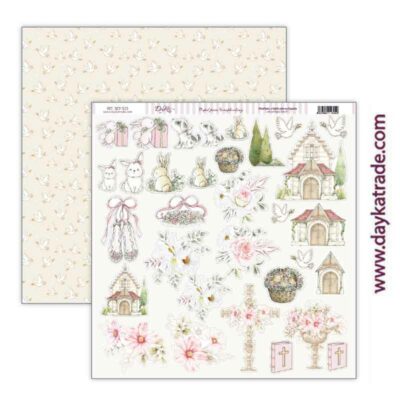 NIÑA 2023 COMUNION DAYKA  SCP523 30,5X30,5 SCRAP