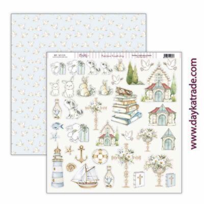NIÑO 2023 COMUNION DAYKA  SCP535 30,5X30,5 SCRAP