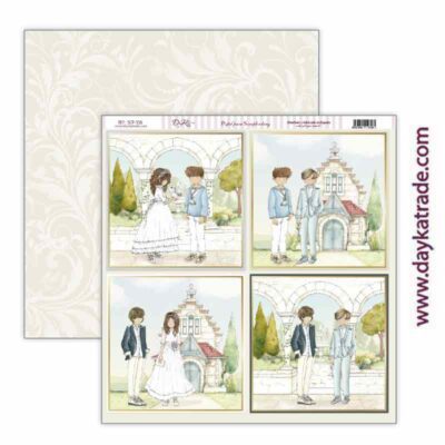 NIÑO 2023 COMUNION DAYKA  SCP536 30,5X30,5 SCRAP