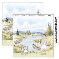 NIÑO 2024 COMUNION DAYKA  SCP639  30,5X30,5 SCRAP EN COMUNION CON LA NATURALEZA