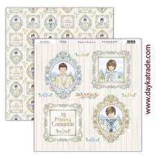 NIÑO 2024 COMUNION DAYKA  SCP643  30,5X30,5 SCRAP EN COMUNION CON LA NATURALEZA