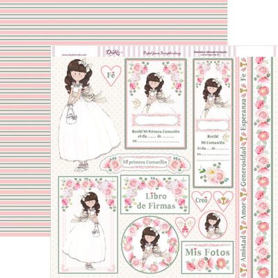 FE  NIÑA COMUNION  DAYKA  SCP235 30,5X30,5 SCRAP