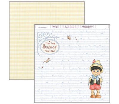 PINOCHO CUENTOS DAYKA  SCP128  30,5X30,5 SCRAP