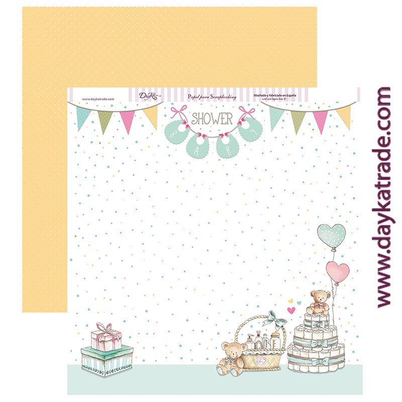 MAMA  SCP-253  DAYKA   30,5X30,5 SCRAP BABY SHOWER