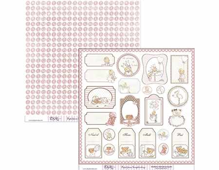  SONRIE NACI BEBE NIÑA SCP-033  DAYKA   30,5X30,5 SCRAP