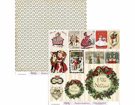 ORLA  NAVIDAD  SCP-004  DAYKA   30,5X30,5 SCRAP