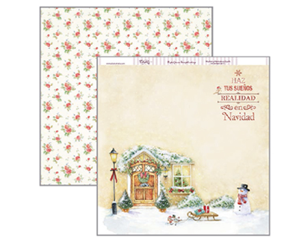 HAZ TUS SUEÑOS REALIDAD  NAVIDAD  SCP-134  DAYKA   30,5X30,5 SCRAP
