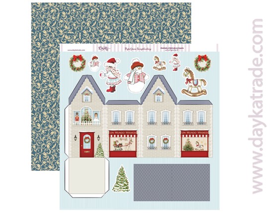 POSTAL  NAVIDAD  SCP-169  DAYKA   30,5X30,5 SCRAP